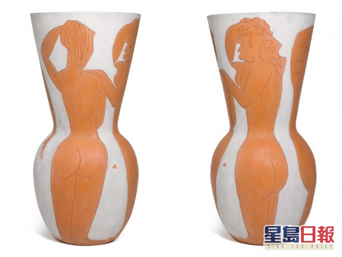卖得最高价钱的是花瓶画《Grand Vase aux Femmes Nues》。网图