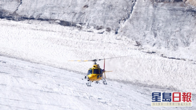歐洲熱浪加速阿爾卑斯山冰川融化，意大利日前發生致命冰川崩塌事故。路透社資料圖片