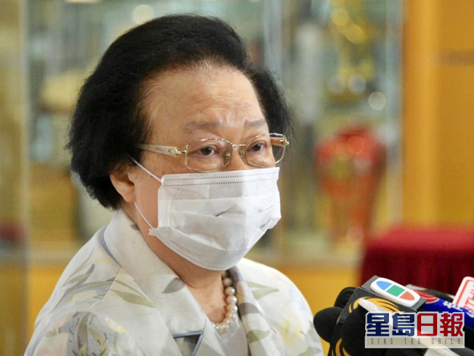 譚惠珠指最後文本她自己也沒有。