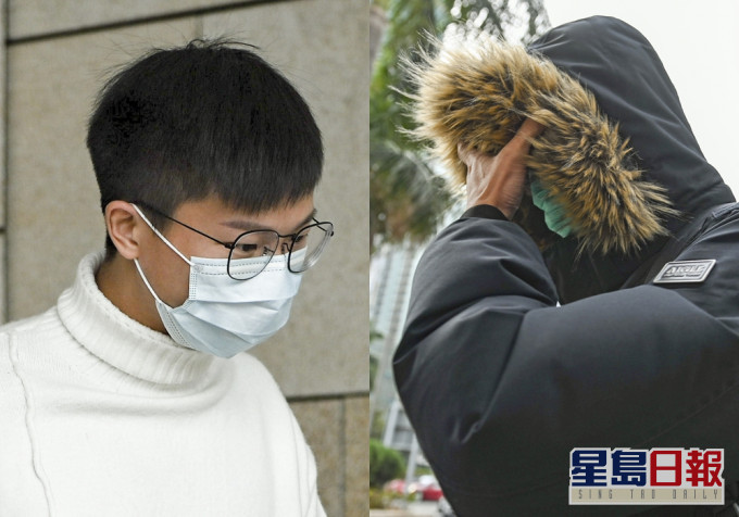 被告林翰祺(左)及被告楊敬倫。資料圖片