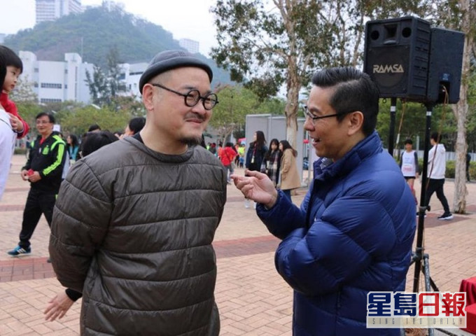 邵家臻形容已故的林嘉泰(右)是「一等一好人」。石牆花facebook圖片