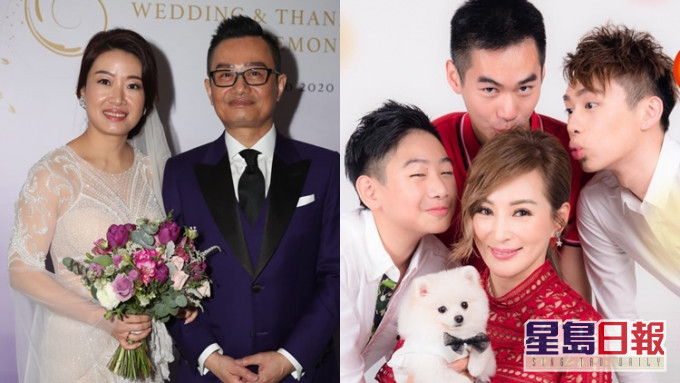 劉坤銘今日再婚,3名兒子卻唔見影。