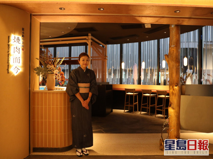 「燒肉而今」日本籍店長野村寬美表示,香港有很多發展空間,希望繼續留港工作。 林家希攝