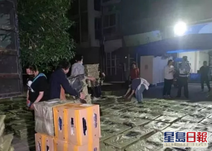 成都有動保義工周一截獲一輛快遞貨車,載有160個貓狗「盲盒」。網圖
