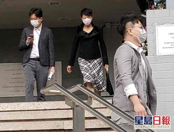 (由右至左)被告陳偉才、陳淑莊、林瑞華。陳子豪攝
