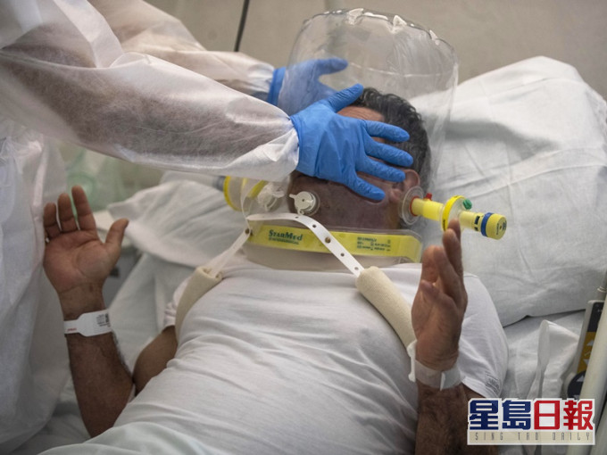 确诊上升意大利大部分医院和深切治疗部都住满病人。AP