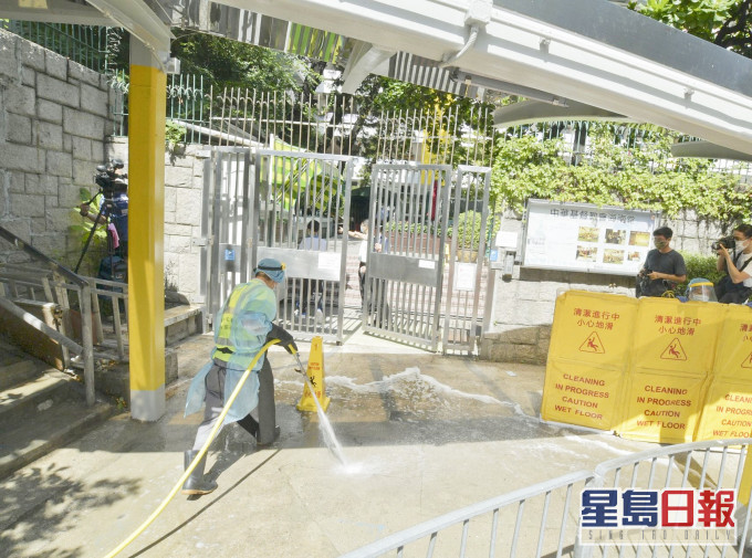 中华基督教会扶轮中学一名学生确诊,宣布停课。资料图片