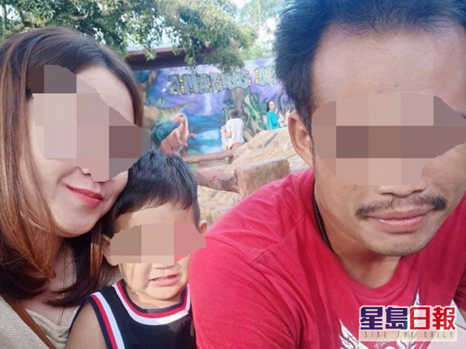 帕普与妻儿。网图