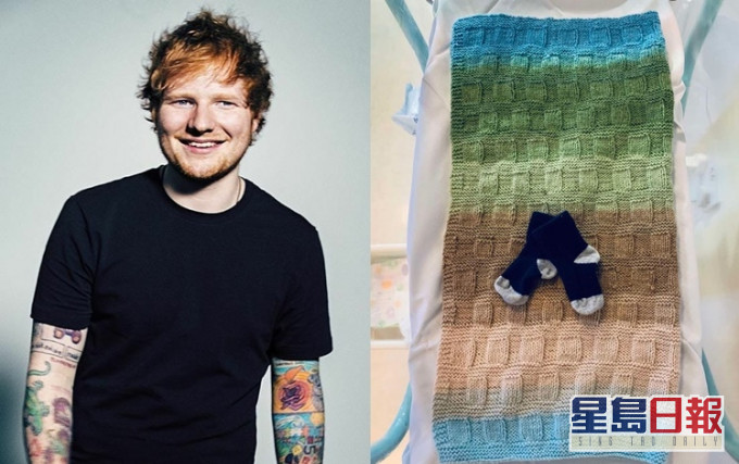Ed Sheeran貼BB襪仔相宣佈做老竇。