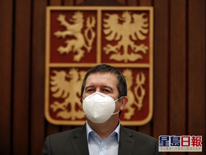 捷克外長兼內政部長哈馬切克。AP圖片