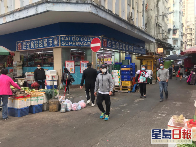 新填地街78至86号佳宝超级市场累计两名员工确诊。