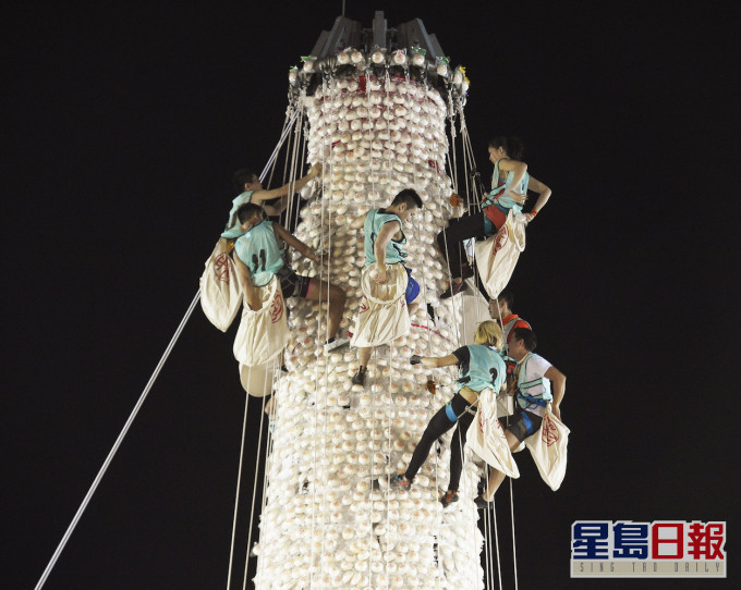 長洲今年將取消搶包山及飄色活動。資料圖片