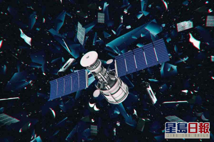 美军指俄罗斯试射了一枚反卫星导弹。网图