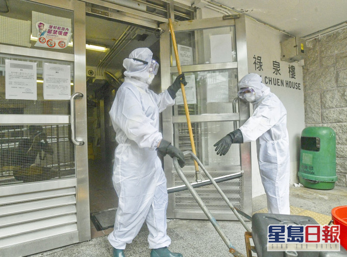 禄泉楼至今有7名居民确诊染疫。