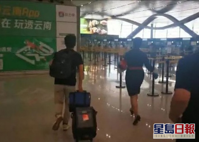 上海醫生朱建軍的團隊,在航空公司人員協助下,趕上返上海的航機,完成肝臟移植手術。網圖