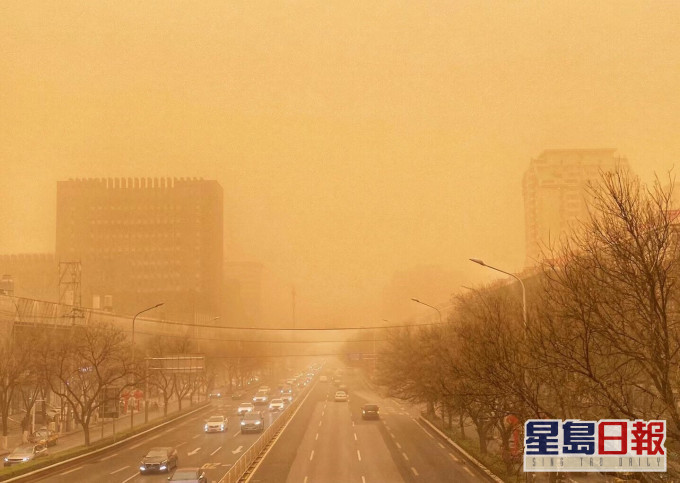 北京市面遮天蔽日。網上圖片