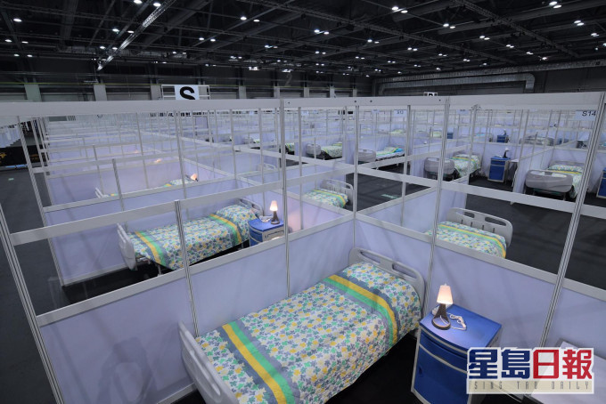 亞洲博覽館接收27名新冠肺炎確診病人。資料圖片