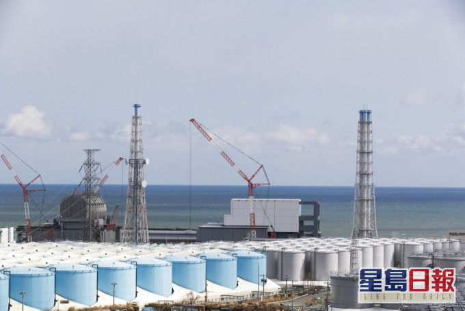 日本擬將福島核災難產生的核污水排入大海。AP資料圖片