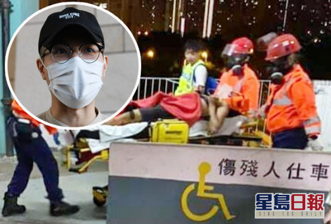 科大生周梓樂死因研訊第11天,事發當晚在停車場出現的男子(小圖)出庭作供。資料圖片