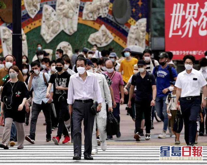 日本疫情反弹连续3天单日新增破千宗。AP