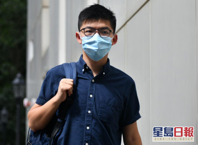 黄之锋早前入禀高等法院提出司法覆核,案件今进行聆讯。