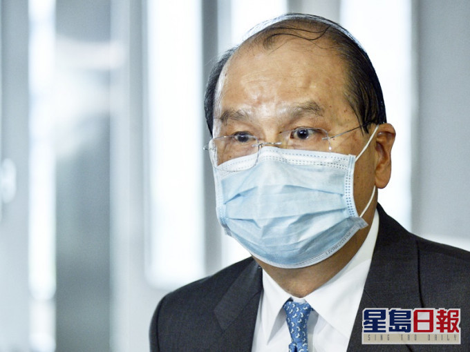 張建宗形容《國歌條例草案》正進入最後審議階段。資料圖片
