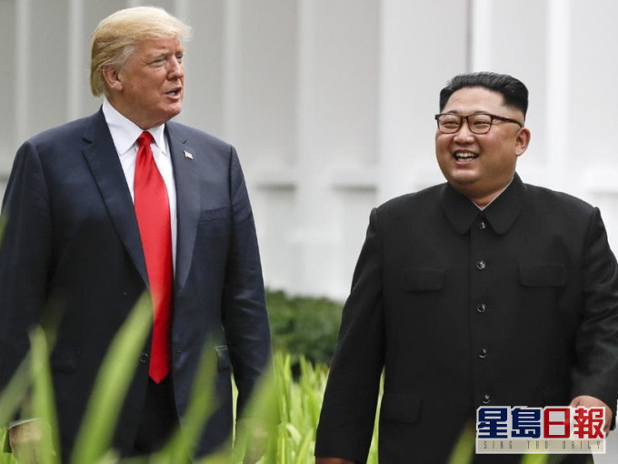特朗普強調與金正恩關係很好祝願他安好。AP資料圖片