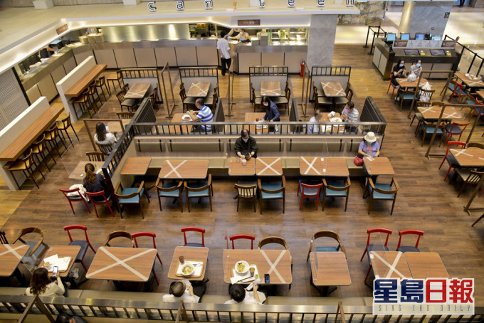 疫情下,政府收緊社交距離措施,嚴重打擊餐飲業。資料圖片