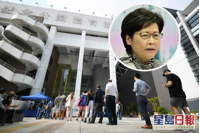 林郑月娥表示,「抗疫新路向」需靠疫苗。 资料图片