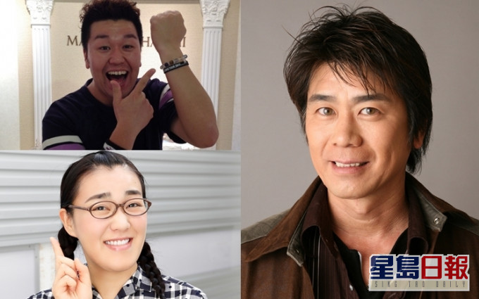 速水健太郎(右)、白鳥久美子(左下)及西井隆詞確診新冠肺炎。