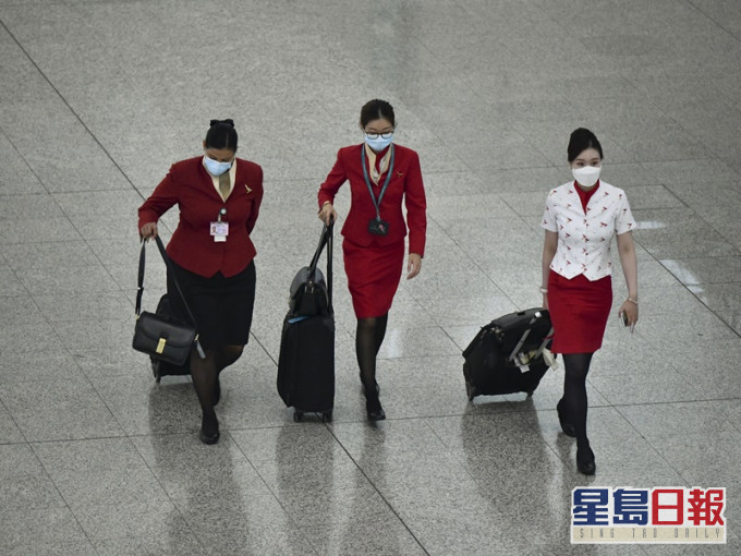 政府要求機組人員隔離21日。資料圖片
