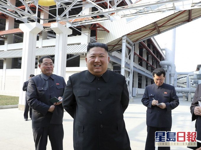 金正恩恩早前再度亮相。AP