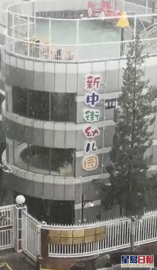 盛夏「飄雪」現象是北京市民在昨日下午拍下的。(網圖)