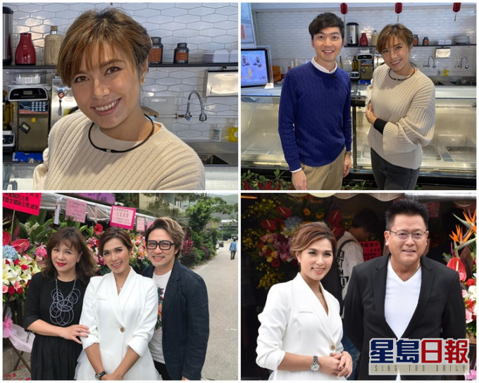 可岚接受有线主播马梓轩访问时谈经营生意困难，而去年5月魏骏杰及刘美娟夫妇曾到另一间她经营的糖水店来支持她。
