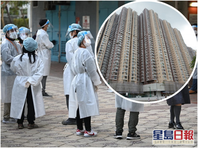 過去14天銀禧花園(小圖)6座累計共4人染疫。資料圖片