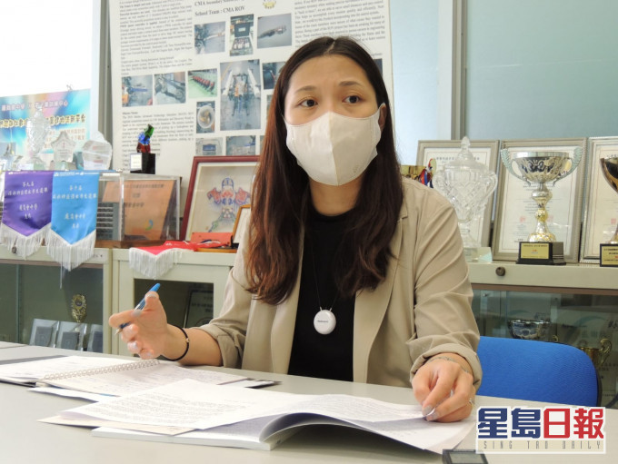廠商會中學中文科教師簡慧貞。