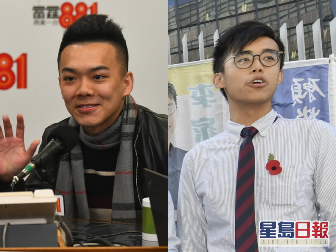 有本土派素人區議員認為,王進洋(左)與李家偉(右)形象、理念同樣相近,要「二選一頗為困難」。資料圖片