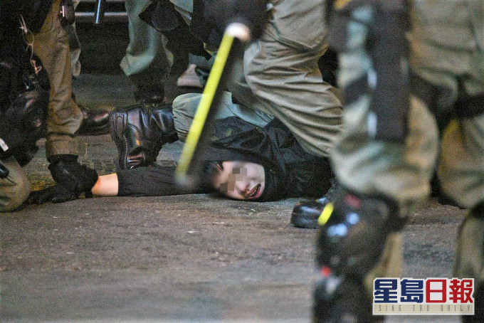 昨晚旺角爆發警民衝突。資料圖片