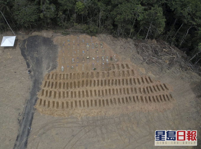 拉丁美洲部分地區疫情持續,部分國家確診數及死亡病例數創新高。AP