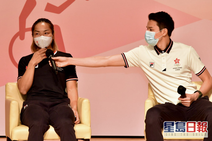 李慧詩現時專注學業,叉電回氣。 本報記者攝