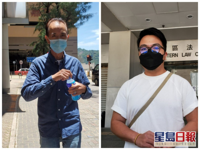 事主梁炳森(左)及林朗彥(右)。張旭珊攝