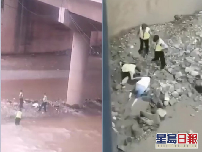 雲南一名男子在辦理離婚手續途中與妻子起爭執,將妻子掟落橋。(網圖)