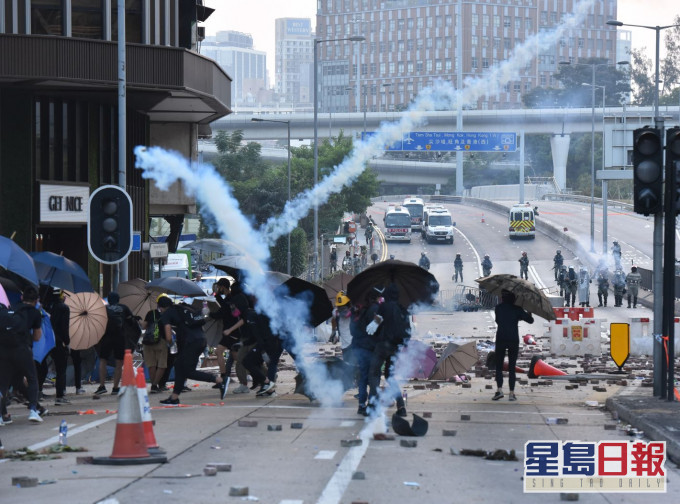 去年理工大學發生衝突事件。 資料圖片