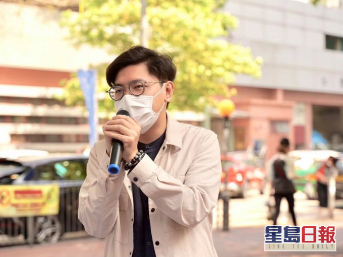 屯門區議員張可森。fb圖