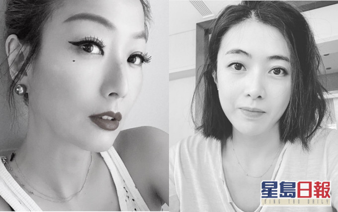 Sammi與甘比上載黑白照片,呼籲女性支持女性。