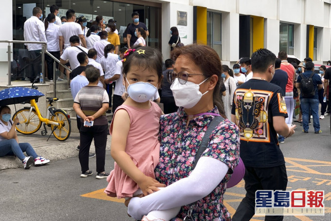 北京的新冠疫情持續擴大。AP圖片