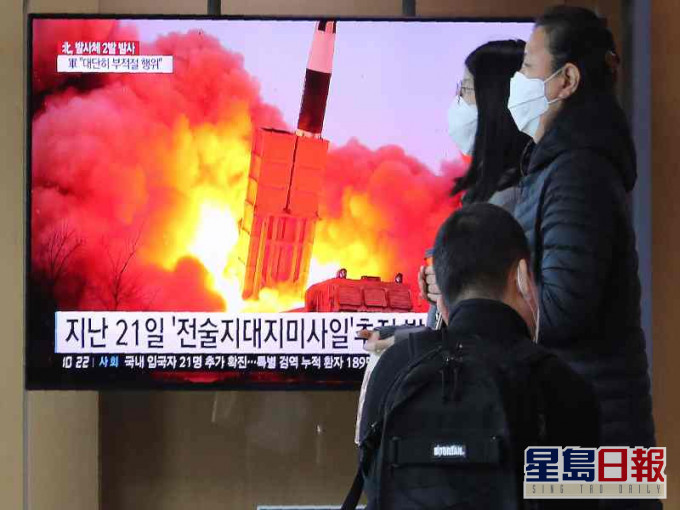 南韓電視台報道北韓今晨再次發射不明飛行物。AP