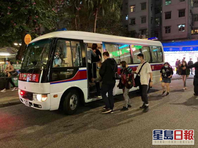 行動中拘捕9人。圖:警方提供