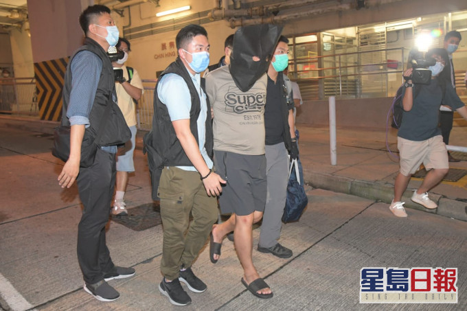 警方深水埗拘捕一名58岁男子。