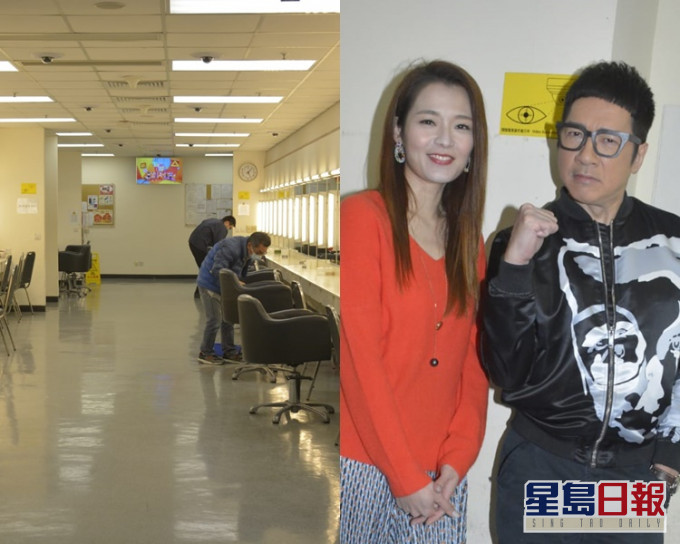 TVB化妆师确诊新冠肺炎,吕慧仪与单立文今日回电视城开工。